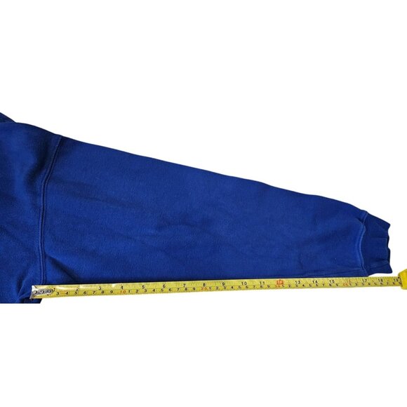 Disney Winnie The Pooh VTG Embroidered Turtleneck Shirt Blue Long Sleeve Sz L - Picture 7 of 13